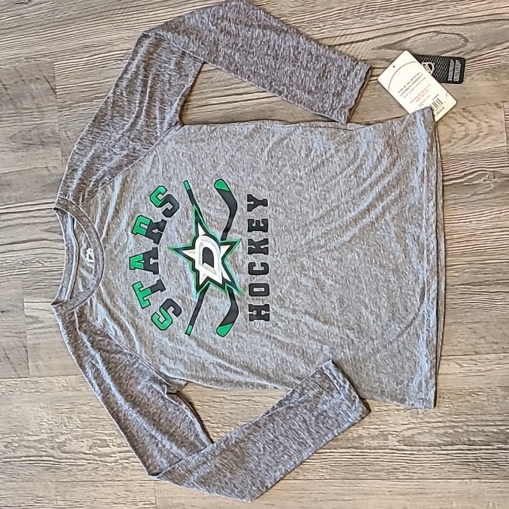 NHL Dallas Star Long Sleeve T-Shirt Size Large 14/16